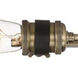 Miles 4 Light 34 inch Vintage Bronze Bath Bar Wall Light