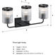 Aspen LED 24 inch Matte Black Vanity Wall Light