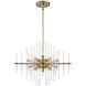 Reeve 6 Light 20 inch Burnished Antique Brass Chandelier Ceiling Light