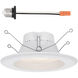 EnviroLite Integrated LED White Baffle