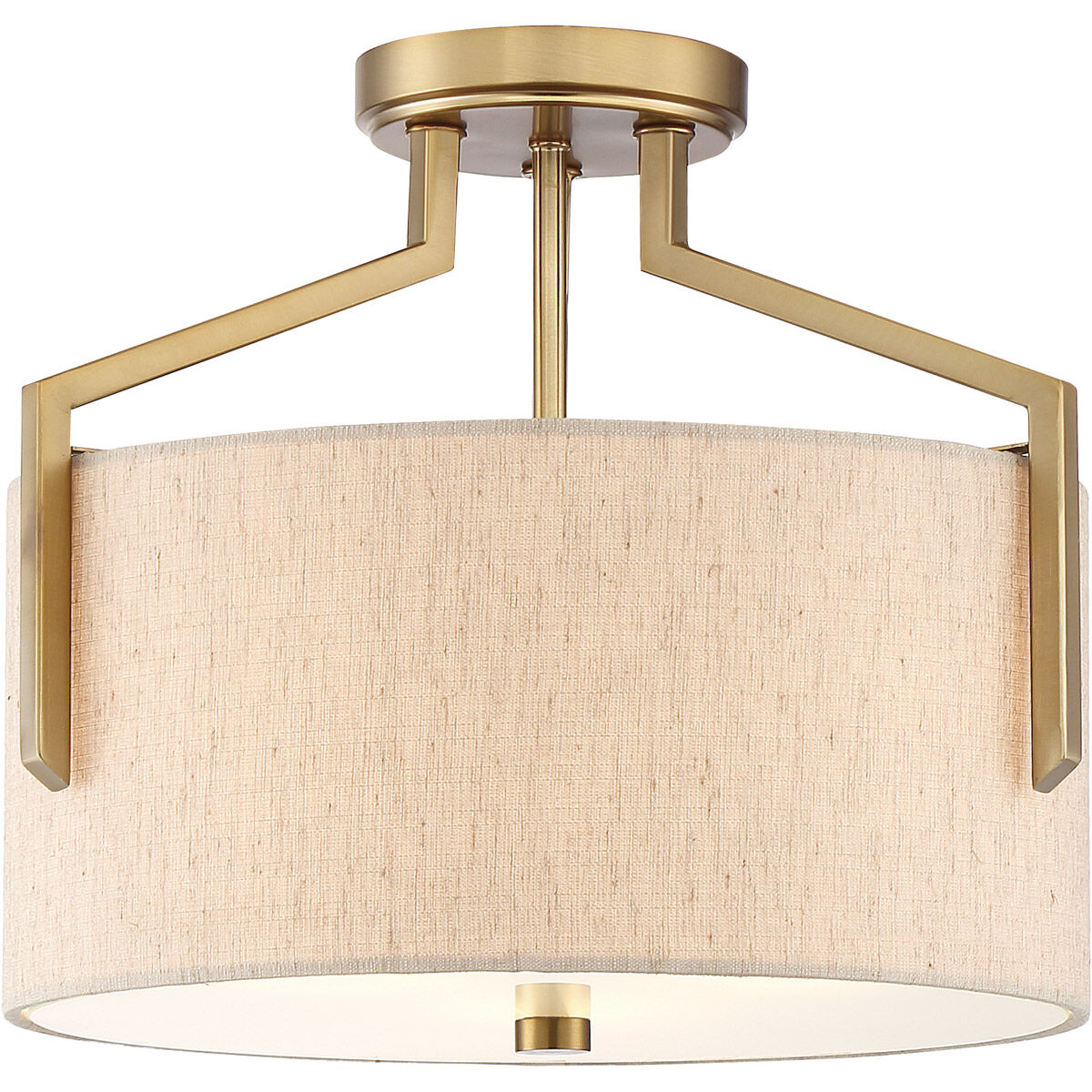 Designers Fountain 93911 BG Elara 3 Light 15 inch Brushed Gold
