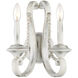 Newport 2 Light 10.25 inch Coastal Weathered White Bath Bar Wall Light