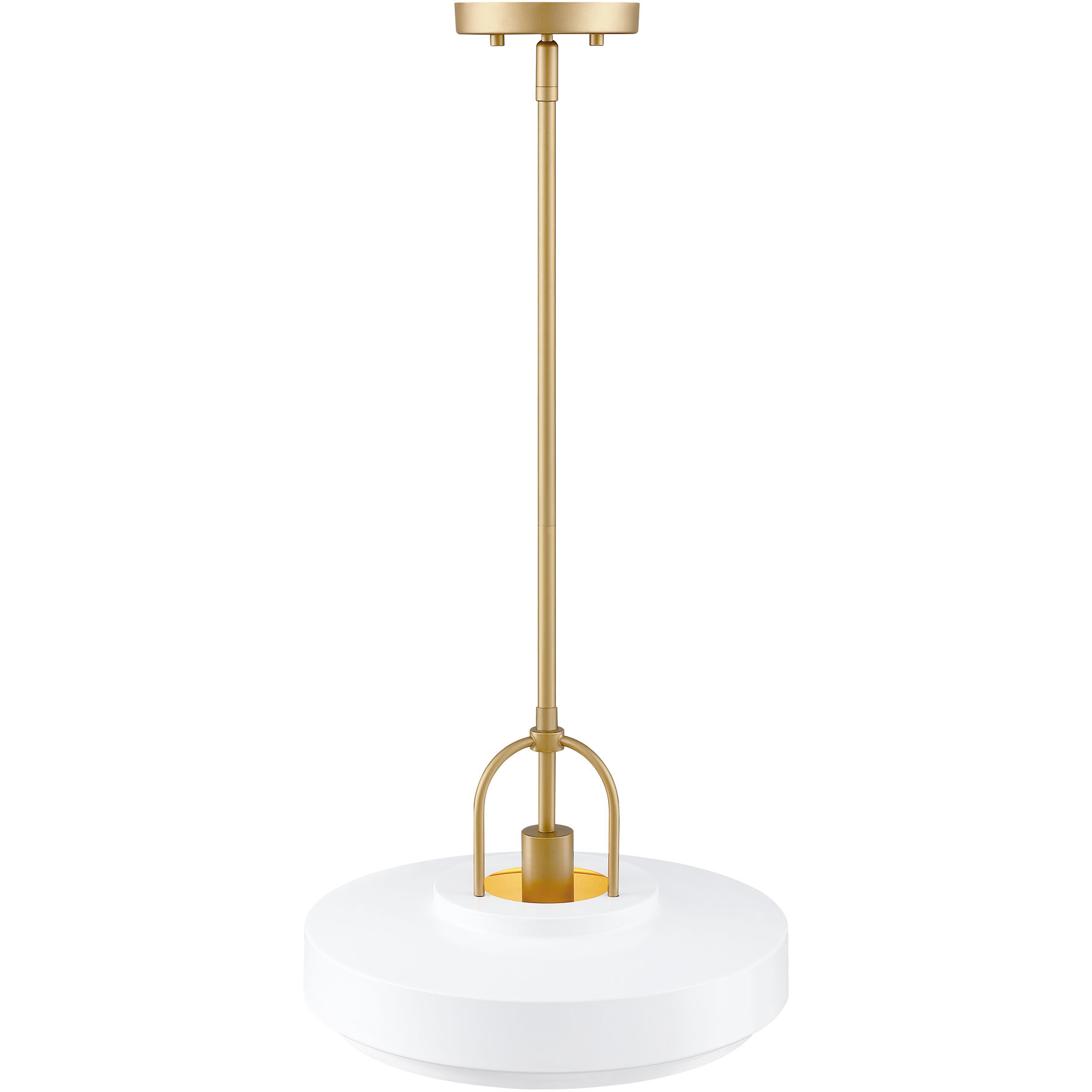 Odea 1 Light 14 inch Matte White Pendant Ceiling Light