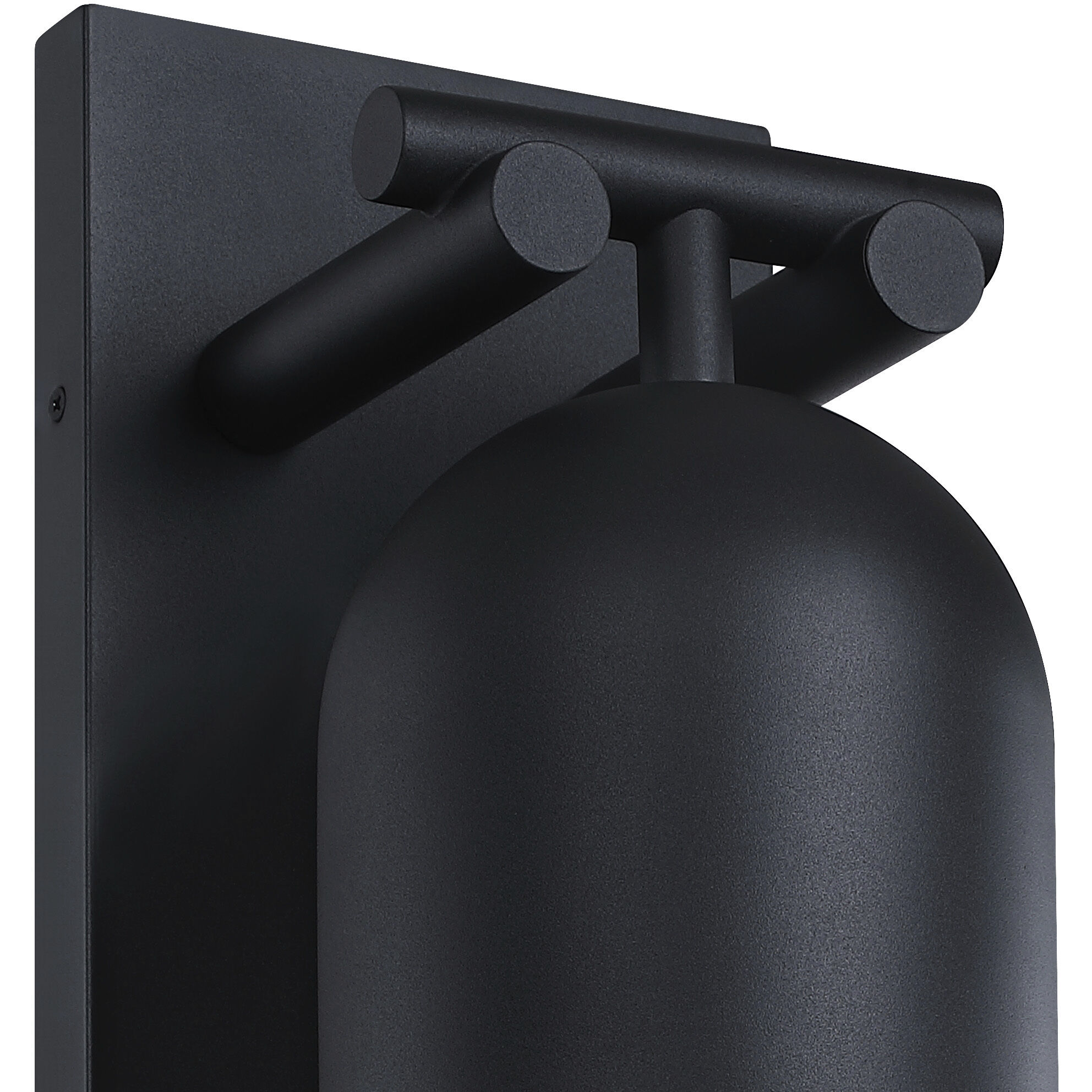 Ever Spring LED 22 inch Black Outdoor Wall Sconce