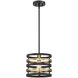 Mya 1 Light 10 inch Antique Bronze Mini Pendant Ceiling Light