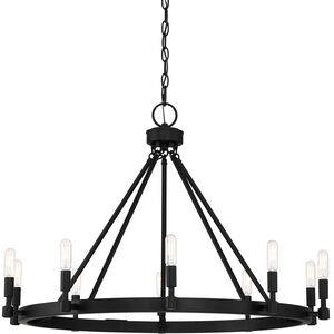 Fiora 10 Light 31 inch Black Chandelier Ceiling Light