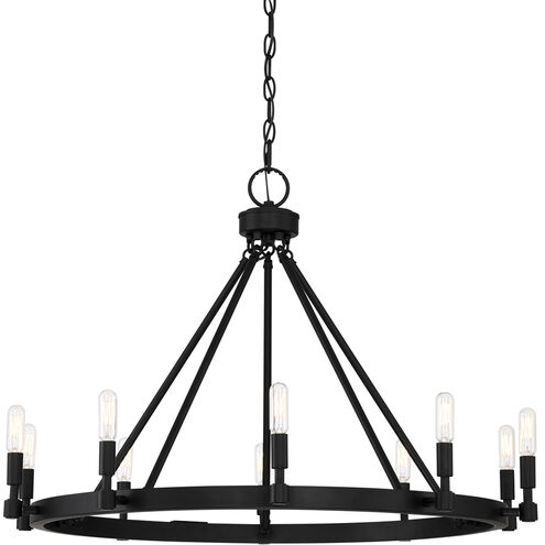 Fiora 10 Light 31 inch Black Chandelier Ceiling Light
