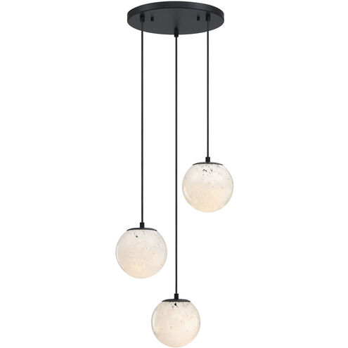 Circo LED 17.75 inch Matte Black Chandelier Ceiling Light