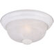 Decorative 2 Light 11.25 inch Flush Mount