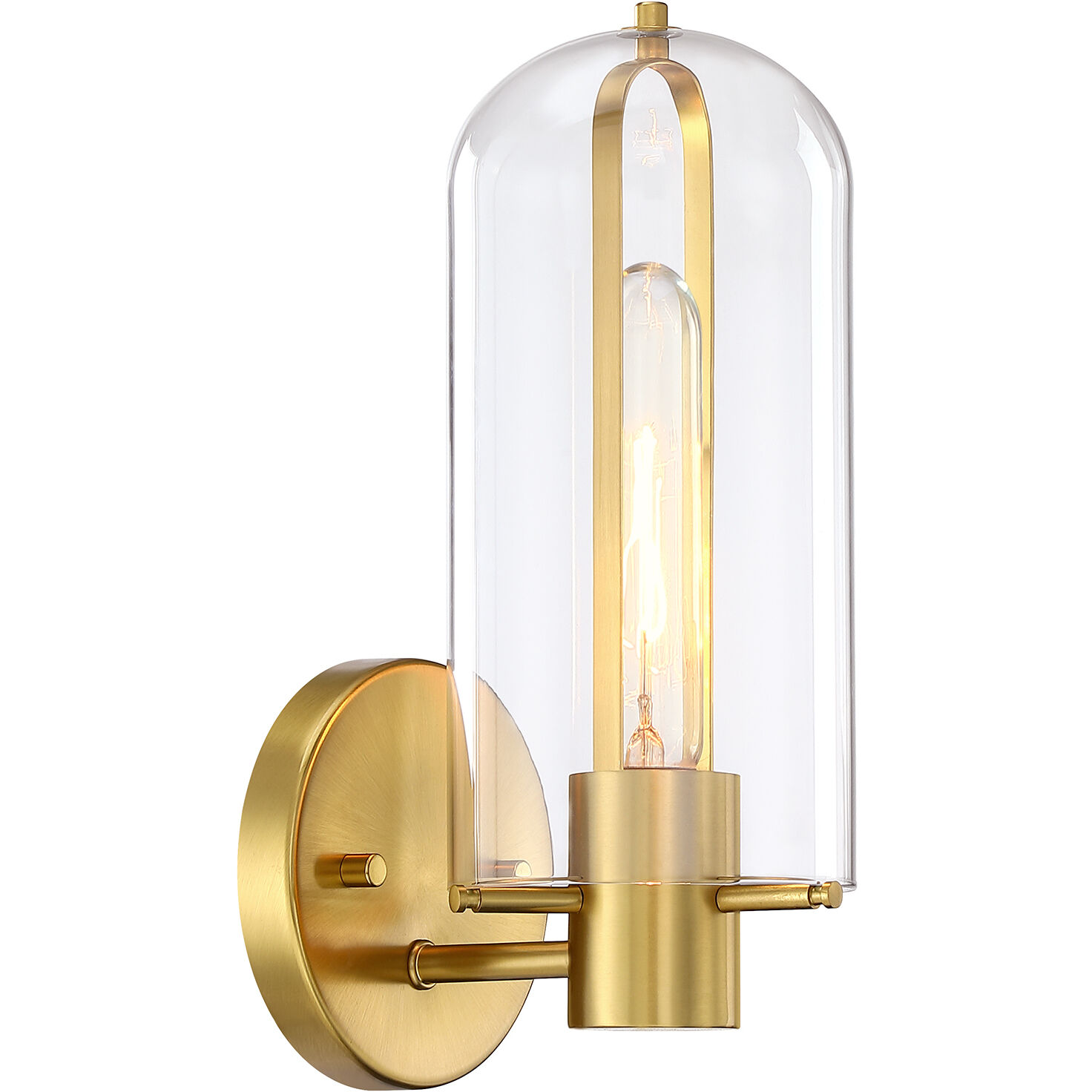 Skylar 1 Light 5.25 inch Brushed Gold Wall Sconce Wall Light
