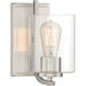 Liam 1 Light 5 inch Satin Platinum Wall Sconce Wall Light