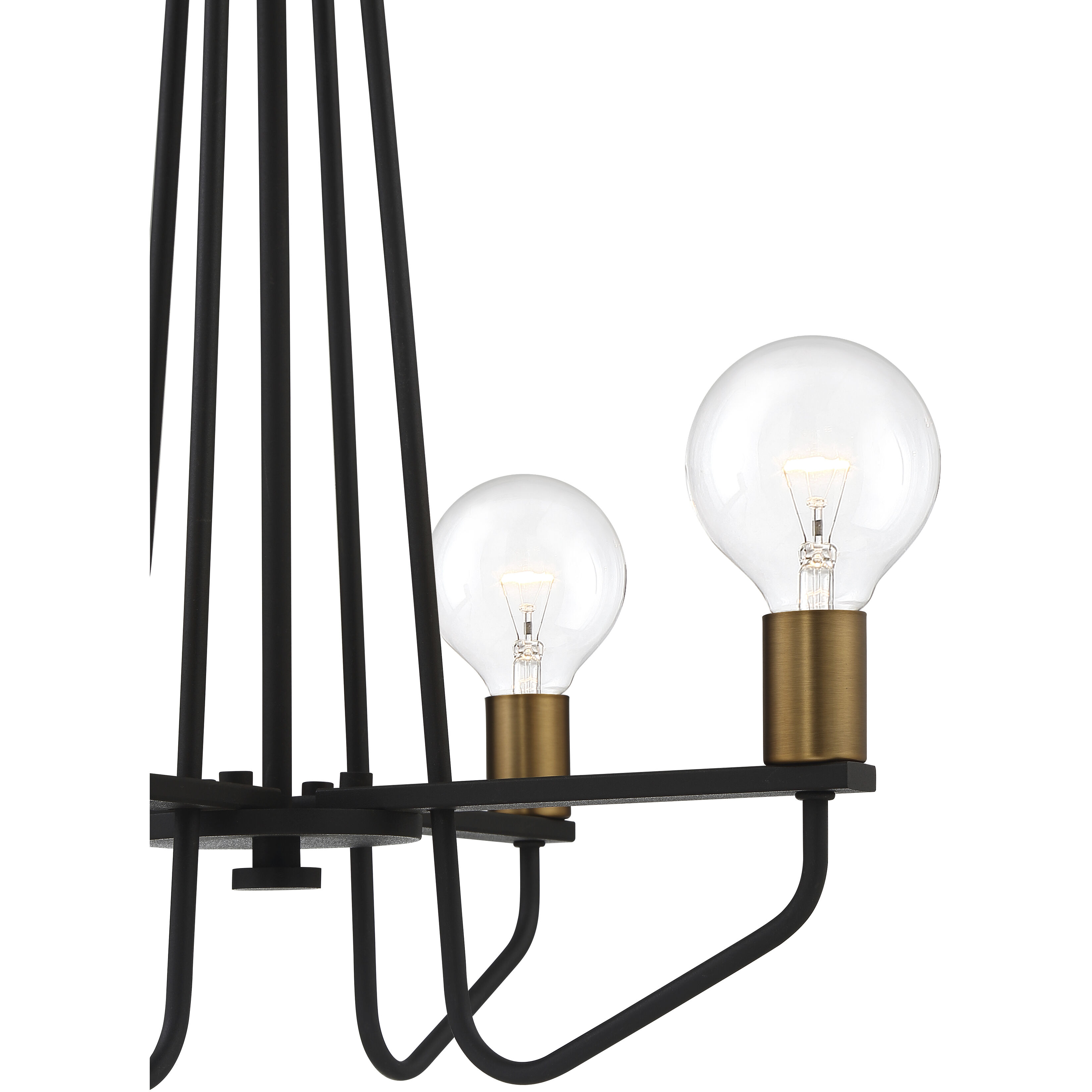 Ravella 4 Light 20 inch Black Chandelier Ceiling Light