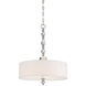 Evi 3 Light 18 inch Chrome Pendant Ceiling Light