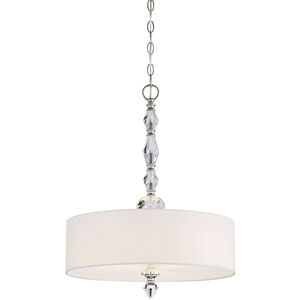 Evi 3 Light 18 inch Chrome Pendant Ceiling Light