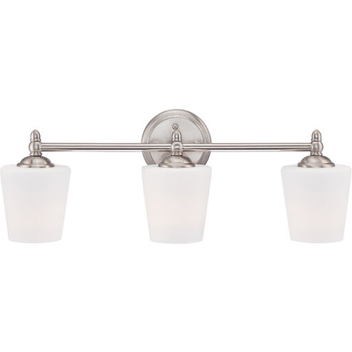 Darcy 3 Light 25 inch Brushed Nickel Bath Bar Wall Light