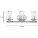 Essence 3 Light 23 inch Chrome Bath Bar Wall Light