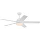 Astrea 52 inch Matte White with Matte White/Blonde Maple Reversible Blades Ceiling Fan