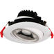 EnviroLite Integrated LED White Floating Gimbal in 3000K