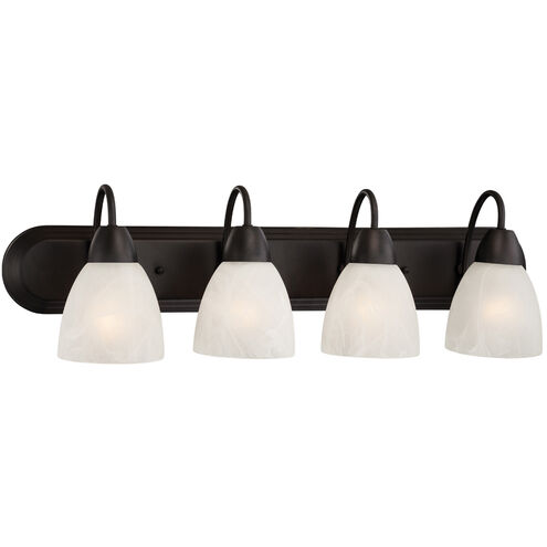 Torino 4 Light 30 inch Oil Rubbed Bronze Bath Bar Wall Light