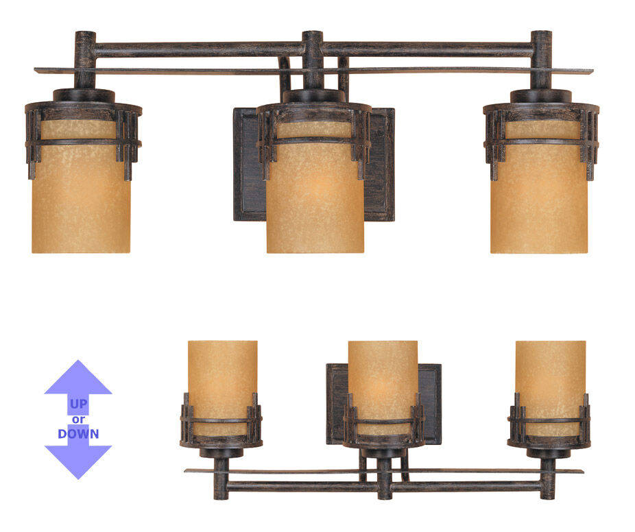 Mission style vanity lights on sale