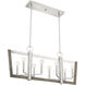 Westend 8 Light 36.5 inch Satin Platinum Chandelier Ceiling Light