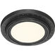 Edge Lit LED 9 inch Weathered Pewter Flushmount Ceiling Light