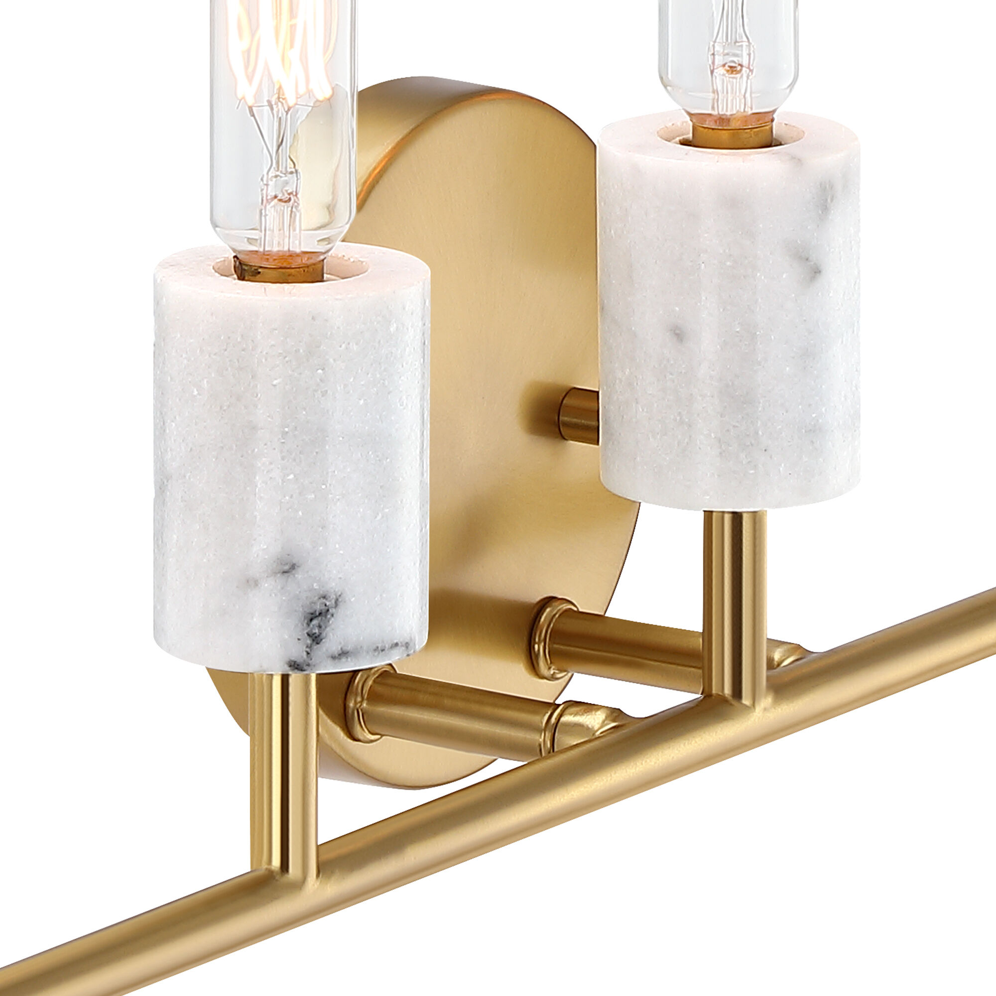 Star Dust 5 Light 24.25 inch Brushed Gold Vanity Light Wall Light