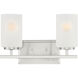 Carmine 2 Light 14 inch Brushed Nickel Vanity Light Wall Light