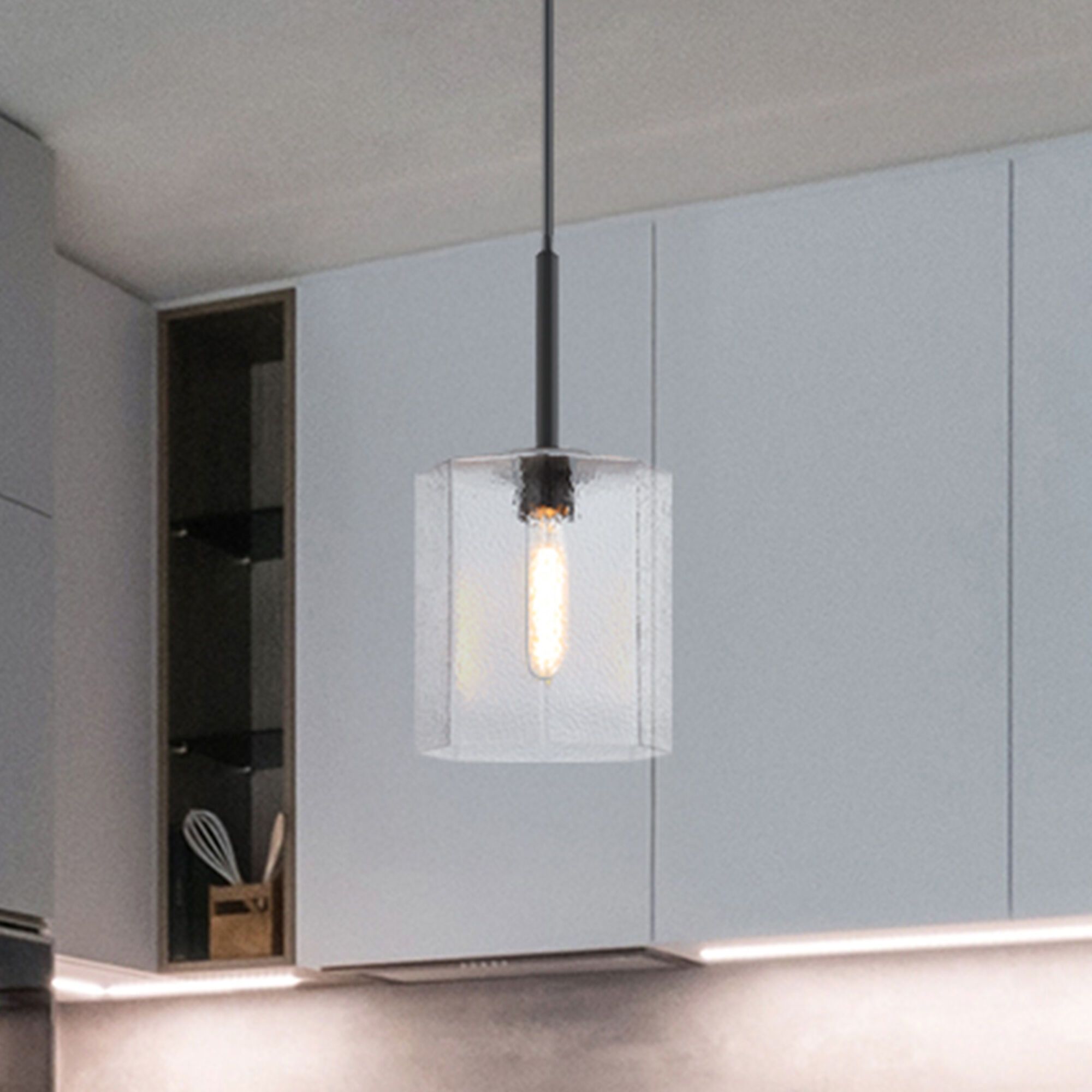 Haven LED 10 inch Matte Black Pendant Ceiling Light