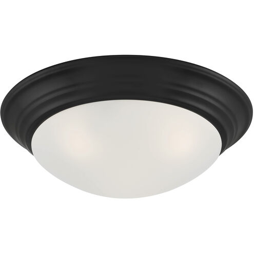 Tap 3 Light 17 inch Matte Black Flush Mount Ceiling Light