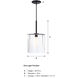 Haven LED 14 inch Matte Black Pendant Ceiling Light