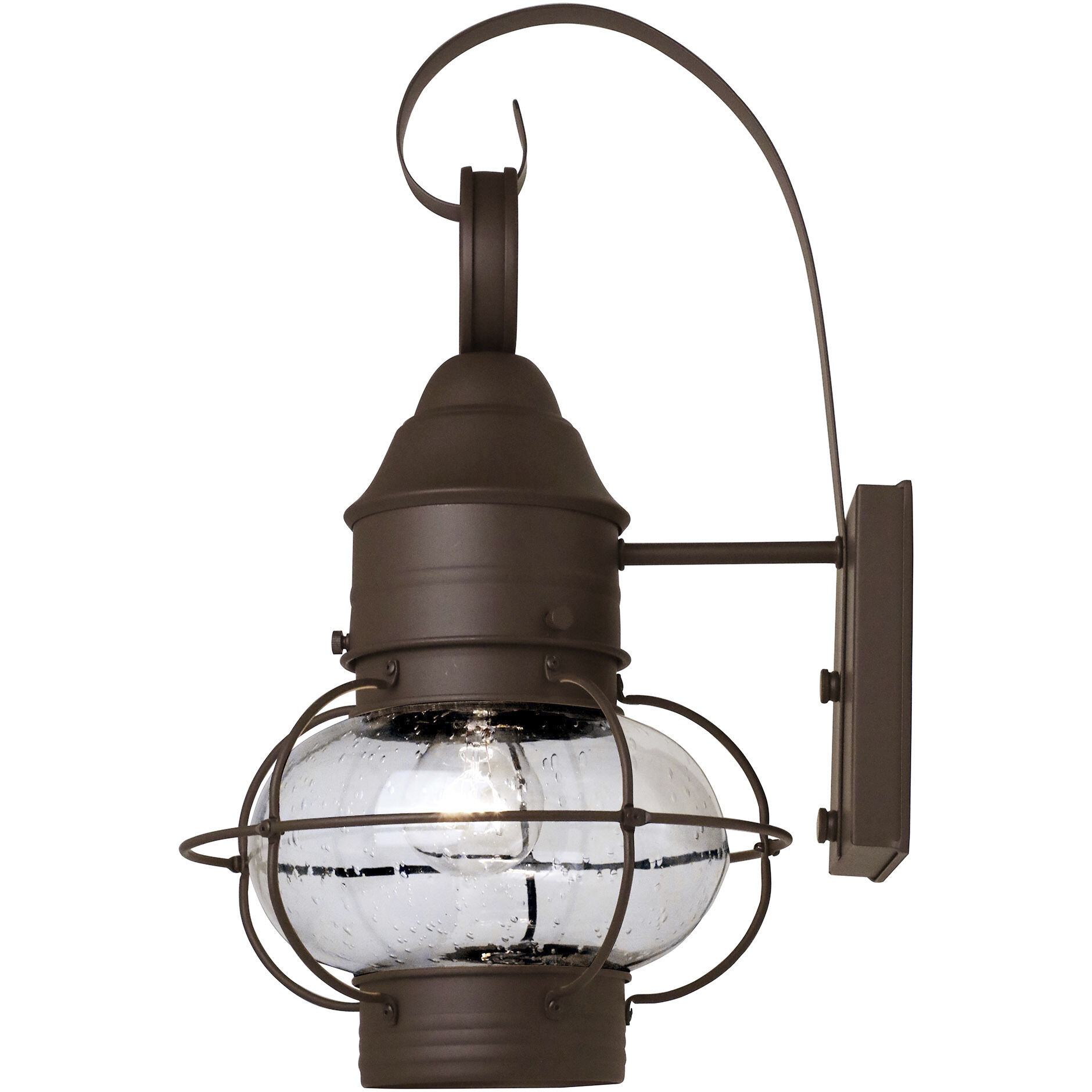 Nantucket 1 Light 18 inch Rustique Outdoor Wall Lantern