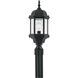 Devonshire 1 Light 20 inch Black Outdoor Post Lantern