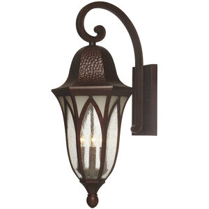 Berkshire 4 Light 28 inch Burnished Antique Copper Outdoor Wall Lantern
