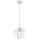 Ethan 1 Light 8.25 inch Polished Nickel Mini Pendant Ceiling Light
