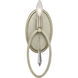 Hutton 1 Light 5 inch Sterling Gold Wall Sconce Wall Light