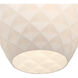 Dita 1 Light 9 inch Polished Nickel Semi-Flush Mount Ceiling Light