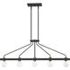 Ravella 5 Light 42 inch Black Chandelier Ceiling Light