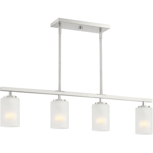 Carmine 4 Light 36 inch Brushed Nickel Island Light Ceiling Light