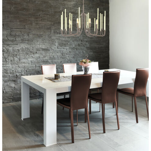 Laretto 8 Light 26 inch Satin Copper Bronze Chandelier Ceiling Light