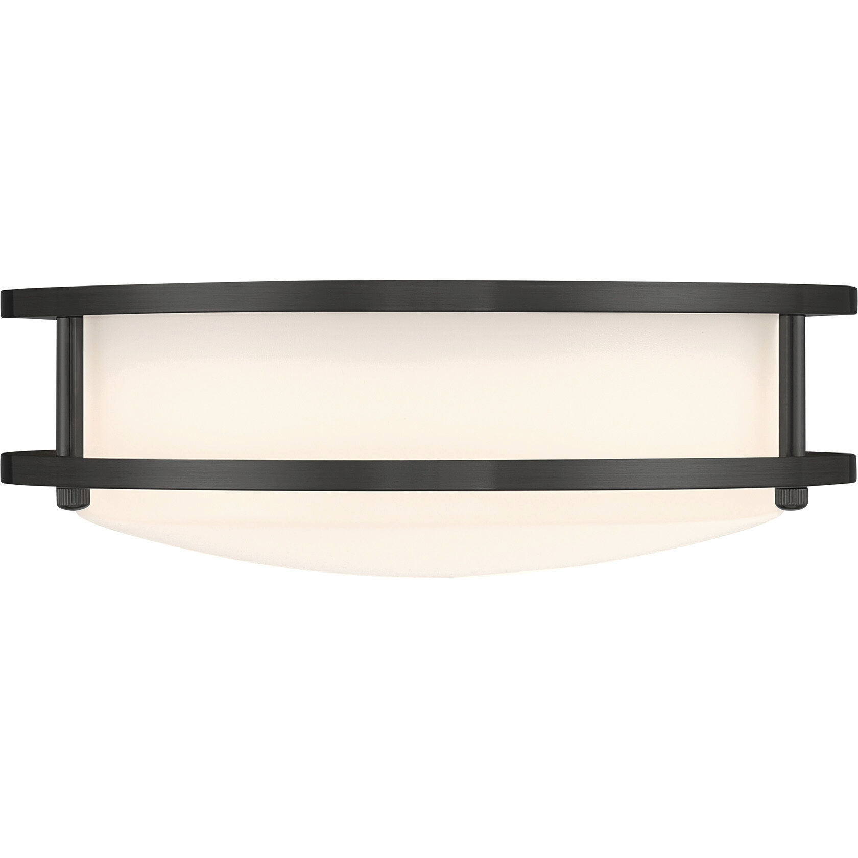 DC Series 1 Light 10.31 inch Matte Black Flush Mount Ceiling Light