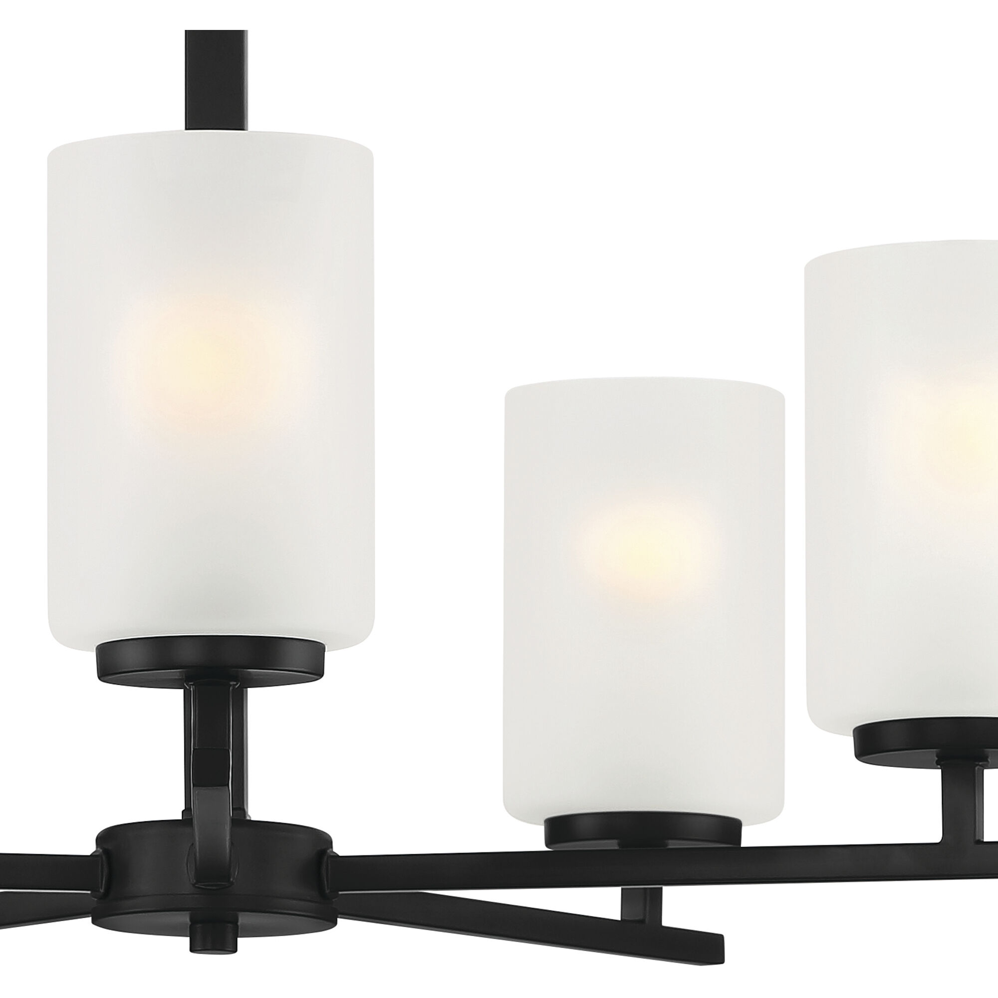 Carmine 5 Light 24 inch Matte Black Chandelier Ceiling Light