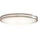 EnviroLite LED 32.3 inch Brushed Nickel Flush Mount Ceiling Light