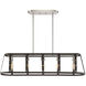 Presidio 5 Light 40 inch Rustique Linear Chandelier Ceiling Light