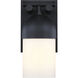 Ever Spring LED 14 inch Black Outdoor Wall Sconce