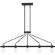 Ravella 5 Light 42 inch Black Chandelier Ceiling Light