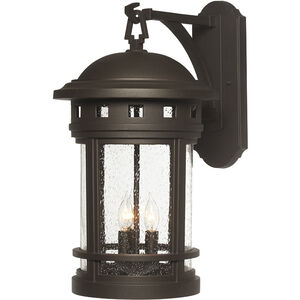 Sedona 3 Light 20 inch Oil Rubbed Bronze Outdoor Wall Lantern in Seedy