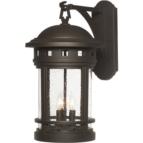 Sedona 3 Light 20 inch Oil Rubbed Bronze Outdoor Wall Lantern in Seedy