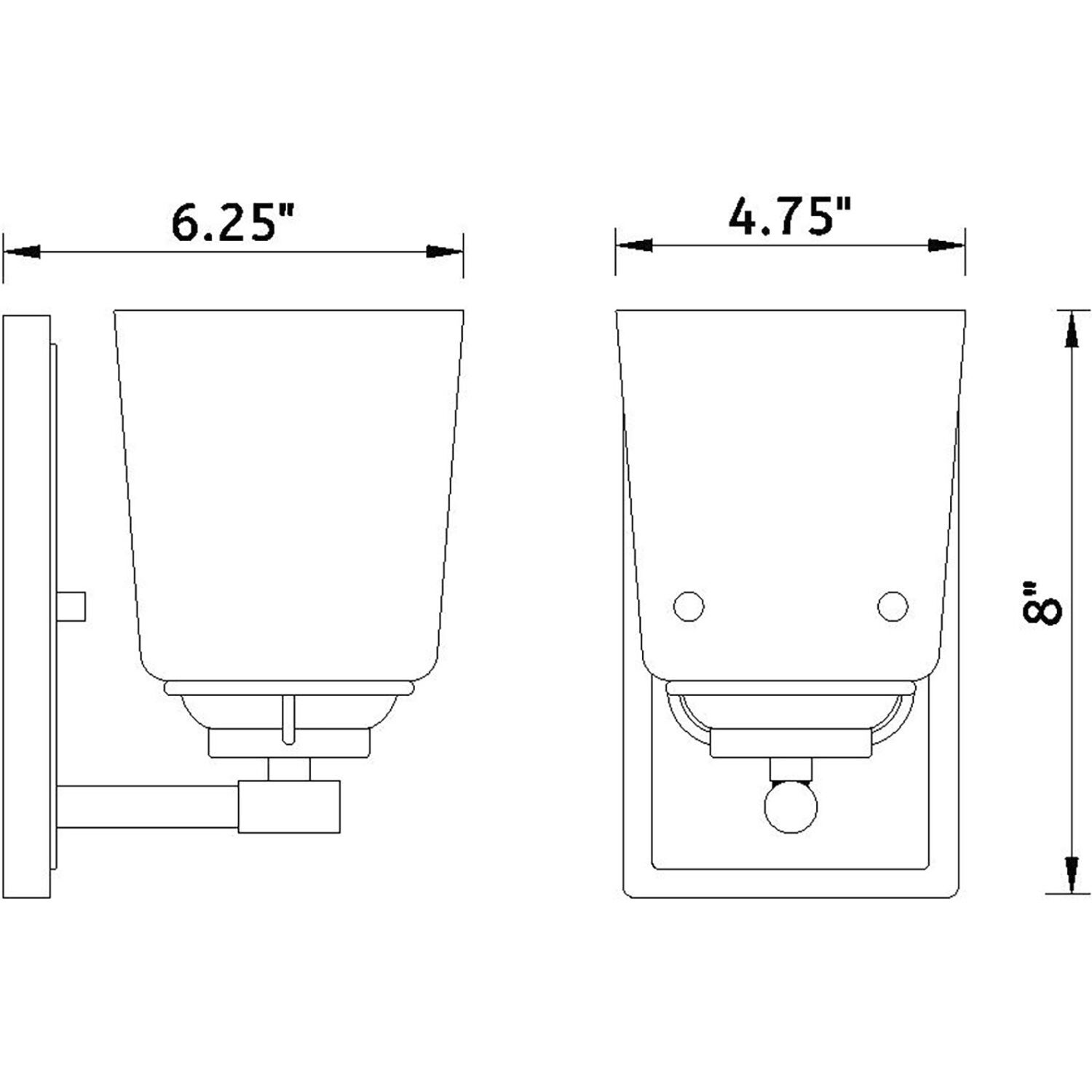 Stella 1 Light 4.75 inch Polished Nickel Wall Sconce Wall Light