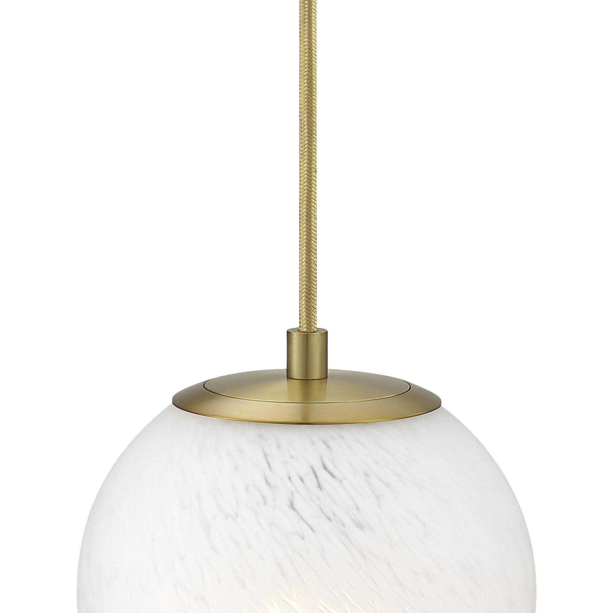 Pixie LED 7 inch Brushed Gold Pendant Ceiling Light